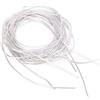 Tbest Filo da Ricamo Francese per Creazione di Gioielli e Cucito - Interdentale, di Rame, Lucido, Diametro 1,5 mm - Stringa Manuale Fai da Te