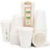 Love Nature Bicchieri da caffè To Go, bianchi, 300 ml, 50 pezzi | Tazza usa e getta per servire caffè, tè, bevande calde e fredde