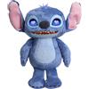 Just Play Peluche interattivo Disney Stitch Many Moods da 34,3 cm, oltre 50 suoni e frasi, schermo LCD espressivo sugli occhi, giocattoli per bambini dai 3 anni