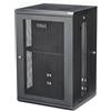 StarTech.com Armadio Rack 19 18U a Muro - Server Rack 19 pollici a 4 montanti con cerniere - Rack Dati Ventilato con Ripiano 1U e Pannelli Laterali Rimovibili per apparecchiature dati/AV/elettroniche