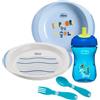 Chicco set pappa 12 mesi+ azzurro - CHICCO - 973590209