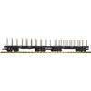 PIKO 38785 Set 2 carri pianale a stanti USA compagnia C&S Scala G 1:22,5