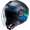 Hjc Casco Jet Doppia Visiera Moto HJC i40 UNOVA MC4HSF Grigio Bl