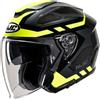 Hjc Casco Moto Jet Hjc i30 ATON MC3H Nero Giallo FLuo