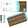 KETO-MOJO Confezione combinata di strisce reattive da utilizzare ESCLUSIVAMENTE con il misuratore GKI | 60 glucosio nel sangue + 60 chetoni nel sangue (120ct)