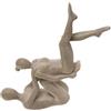 Home ESPRIT Figura decorativa Beige Yoga 20 x 10 x 50 cm