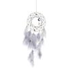 Pracht Creatives Hobby 5976-15465 Set per acchiappasogni in bianco e grigio, lunghezza totale circa 50 cm, adatto come decorazione da parete