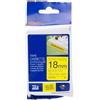 compatibile con BROTHER Nastro RINFORZATO Laminato Nero su Giallo (18mm X 8m) per BROTHER TZ-S641, TZe-S641