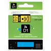 compatibile con DYMO Nastro Nero su Giallo (19 mm X 7 m) per DYMO D1 (S0720880) 45808