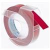 compatibile con DYMO Natro a rilievo 3D Compatibile per DYMO Junior e Omega (9mm x 3mt) ROSSO