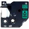 compatibile con DYMO Nastro Nero su Verde (12 mm X 7 m) per DYMO D1 (S0720590, 45019)