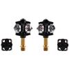 EXUSTAR Pedali MTB Exustar PM 215 TI spd TITANIO Black Gold