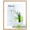 Feihorrm Cornice portafoto in rovere Feihorrm, cornice per foto con vetro temperato, per foto da 40 x 50 cm senza supporto o foto da 29 x 39 cm con supporto, cornice per foto in legno massiccio (Beige, 40 x 50