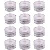 Tiardey 12 Pezzi Luci da tè a Luminoso Senza Fiamma da tè Sommergibile Impermeabile a Batteria Luce da tè per Vaso Stagno Piscina Serbatoio Illuminazione Decorazioni per Feste di Nozze (Colorato)