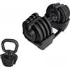 JK FITNESS HOME MS18J Manubrio a Carico Selezionabile