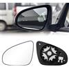 Altsbaos 1PCS Vetro Specchio Compatibile con Toyota Aygo Specchietto 2014-2020, Specchio Retrovisore Riscaldato Compatibile con Peugeot 108/Citroen C1 2014-2020（Sinistro)