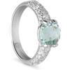 ALFIERI & ST. JOHN 925 Anello armonia con ametista e zirconi