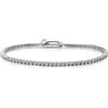 ALFIERI & ST. JOHN 925 Bracciale tennis Alfieri & St. John realizzato in argento 925 rodiato, impreziosito da zirconi bianchi da 2 mm. Con chiusura Special da 8x16 mm e tag decorativo Albero della Vita da 9x7 mm. Scegli la tua taglia