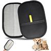 Noaxylic 2 Pezzi Guanti Rimuovi Peli Animali, Levapeli Guanti Elettrostatici per Rimozione Peli Animali, Riutilizzabile Pet Hair Remover, Rimozione del Pelos Domestici per Divani, Mobili e Tappeti