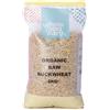 Wholefood Earth - Grano saraceno biologico, 2 kg, senza OGM, vegano, fonte di fibre, certificato biologico