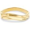 Calvin Klein Braccialetto Rigido da Donna Collezione ELEMENTAL in Oro Giallo - 35000642, Single, Gold