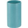 Spirella Tazza Tubolare in Ceramica a Coste Blu