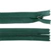 cyclingcolors 2x Cerniera invisibile N°3 50 cm - chiusura lampo in poliestere Dederon con cursore, estremità aperta, maglia scorrevole per cucito sartoria abbigliamento giacche cappotti - verde pino