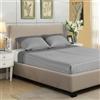 Jenny Sesal Set completo letto in Flanella Anti-Pilling - Auren Singolo, una piazza e mezza e matrimoniale - Calde e morbide al tatto (Grigio, Singolo, Spina di pesce)