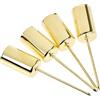 Riffelmacher & Weinberger Riffelmacher - Portacandele conico per corona dell'Avvento e disposizione, 4 pezzi, 23 mm, 10860, in metallo, colore: oro