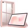 FINTIE Custodia per Samsung Galaxy Tab S6 Lite 10.4'' 2024/2022/2020 (SM-P620/P625/P613/P619/P610/P615) con S Pen Holder, Antiurto Sottile Case Posteriore Trasparente Cover, Oro Rosa