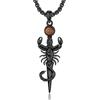 ROMANTICWORK Gondor - Collana con spada in argento Sterling 925, con scudo malocchio, ali d'angelo, ciondolo a forma di croce per la festa del papà, compleanno, regalo di Natale per uomini, 37.3