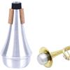 Tokaneit Sordina per Tromba in Lega di Alluminio Professionale Muto Silenzioso,Sordina per Tromba con Strisce di Sughero Leggere,Portatile Piccolo Silenzioso,Accessori per Strumenti Musicali