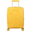 American Tourister Mickey Magic - Valigia a mano 55 x 40 x 20/23 cm - Trolley da cabina rigido per Ryanair, easyJet e la maggior parte delle compagnie aeree, 37/44 L, Giallo (Mickey Flower Yellow)
