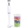 GOURMETmaxx Blender & Smoothie Maker con lame solide in acciaio inox, frullatore elettrico con ciotola miscelatore da 700 ml e ciotola miscelatore rimovibile, design compatto con manici antiscivolo
