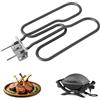 Semaiki Elemento riscaldante di Ricambio Compatibile con Weber 66631 80342 80343 65620 Q140 Serie Q1400, Grill in Acciaio Inox a Spirale riscaldante