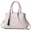 ALARION Borsa a tracolla da donna, borsa a tracolla da donna, 1-beige, Medium