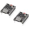 DUBEUYEW 2 Pack ESP32-C3 Scheda di Sviluppo Mini ESP32 C3 Super Mini Supporta WiFi Bluetooth Compatibile con Arduino (saldato)