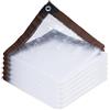 YLBFJXK HomeABC Telone trasparente in poliestere resistente, 1,8 m x 3,5 m