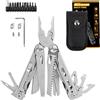 BANGDILS Multiuso 28-in-1 con coltello, pinze e 11 inserti in acciaio inox affilato - per uomo