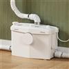 INEFLO Trituratore Sanitario 900W ad Alta Potenza, 4 Ingressi 2 Uscite, Sportello di Rilascio Brevettato, Pompa di Sollevamento per WC, Lavanderia, Lavello, Doccia nel Seminterrato, Motore in Rame