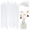 WDZGX Bastoncini per Diffusori 40 cm x 4 mm 100Pezzi Bianco Profumatore Ambiente Bastoncini Diffusore Nasoterapia Profumo per Camera Spa Casa e Ufficio Dispenser di Fragranza (40cm-100pcs-Bianco)