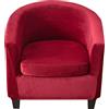 CHNSHOME Copripoltrona Tullsta Coprisedili Poltroncina Chesterfield Copripoltrona 1 posto Fodera per poltrona Chesterfield 1 posto cocktail Coprisedie per bar