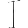 SOLLA Lampada da terra a LED per ufficio, luce diurna, lampada da ufficio, lampada da terra Uplight e downlight, 80 W + 40 W UGR≤16, adatta per uffici, biblioteche, cameretta dei bambini, sale