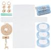 CHGCRAFT Kit di Borse per Maglieria includere Fogli di Tela di plastica a Rete Nastro Ferri da Maglia con Anello a D Catene per Tracolla Artigianali Fai da Te Taglia del Prodotto, 20x13x6cm