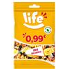 LIFE MIX RICARICA | 12 Bustine da 60g | Uva Sultanina, Noci, Mandorle e Banana Chips.