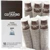 CAFFE' COSTADORO Costadoro Cento, 100 Capsule Compatibili con Nespresso®*, 100% Arabica , 10 Astucci da 10 Capsule Cad + 100 Bicchierini Compostabili, Gusto Dolce ed Equilibrato, Qualità Superiore Made in Italy