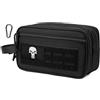 BAGZY Borsa da Toilette Uomo Impermeabile Beauty Case da Viaggio Accessori Palestra Uomo Porta Trucchi Organizer Kit Sopravvivenza Borsello Tattico per Campeggio, Fitness, Viaggio, Sports Outdoor