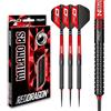 RED DRAGON Milano RS 22g Freccette Tungsteno con Punta Acciacio, Voli e Freccette Aste