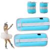 LEXICANMHS LEXICAMHS Polsini con Pesi 2 Pezzi, Set Pesi Regolabili per Caviglia, Polsini con Pesi per Piede/Polso, Adatti per Principianti e Bambini che Ballano Esercizi, Jogging,Blu (0.5, Chilogrammi)