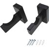 OZXNO Supporto per mazza da baseball, 2 pezzi, nero, per mazze da baseball, supporto da parete per mazza da baseball